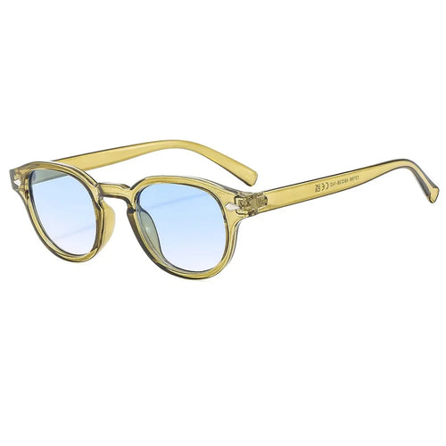 Retro Round Rivet Sunglasses UV400