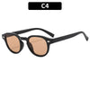 Retro Round Rivet Sunglasses UV400