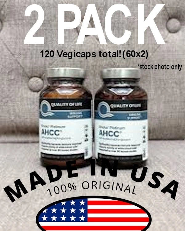Kinoko AHCC 750 mg Immune Support 2 Pack – 120 Capsules